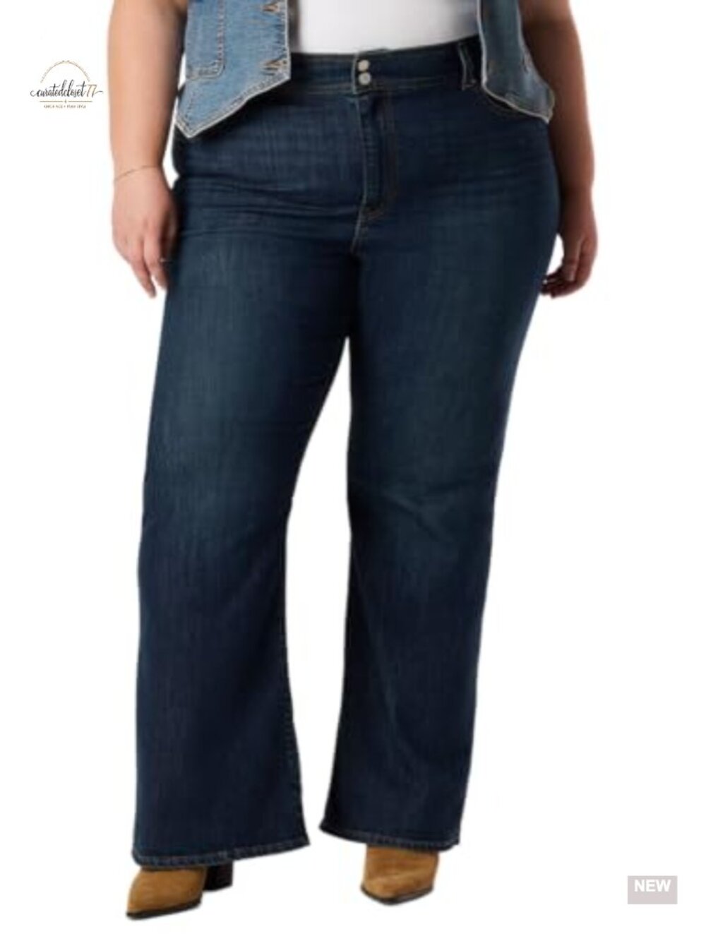 Women's Heritage High Rise Flare Jeans Regular Fit High Rise Flared Leg